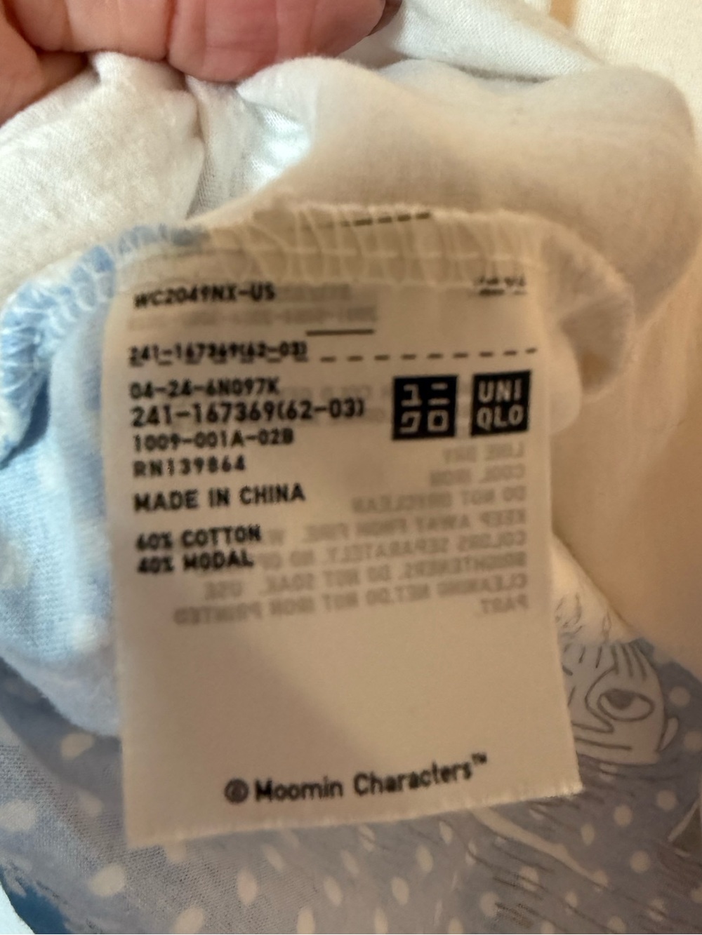 Uniqlo UT x Moomin Collab Little My Graphic Tee Shirt Size XS - Picture 9 of 10